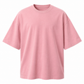 Premium Oversized Cotton T-Shirt – Pastel Pink | Jhonny Foursclose