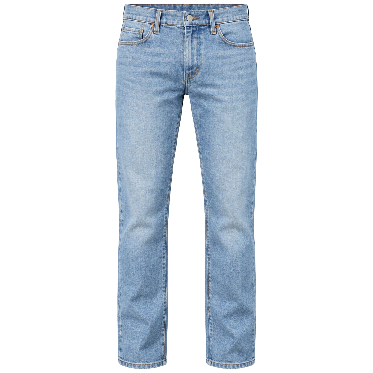 Premium Straight Fit Denim Jeans – Light Blue Wash | Jhonny Foursclose